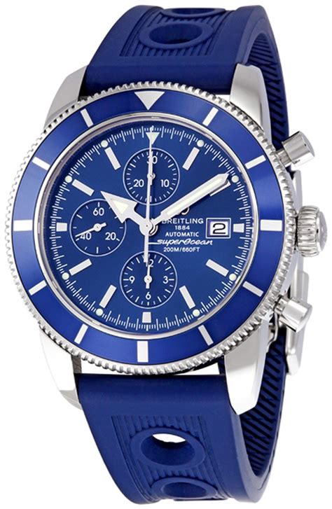 breitling superocean heritage blue dial chronograph mens watch a1332016-c758blor|Breitling Superocean Heritage .